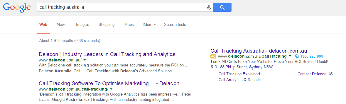 Organic Search As An Important Source Of Calls